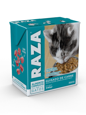 3D tetra gato carne GUISADO